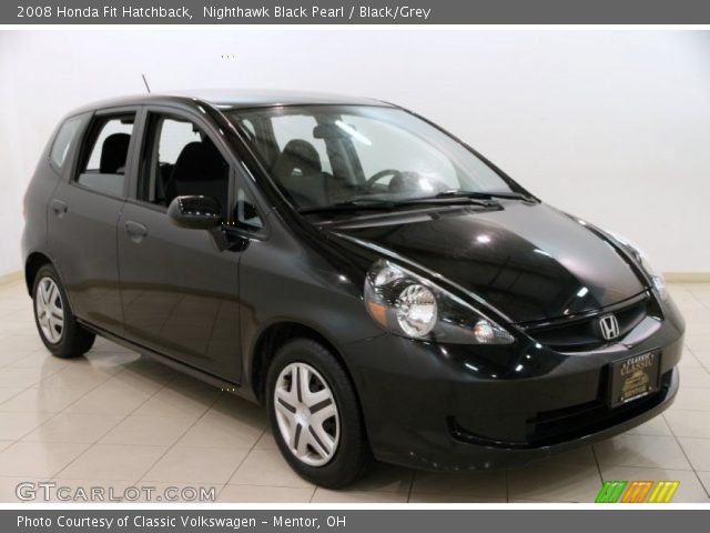 2008 Honda Fit Hatchback in Nighthawk Black Pearl