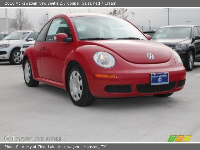 2010 Volkswagen New Beetle 2.5 Coupe in Salsa Red