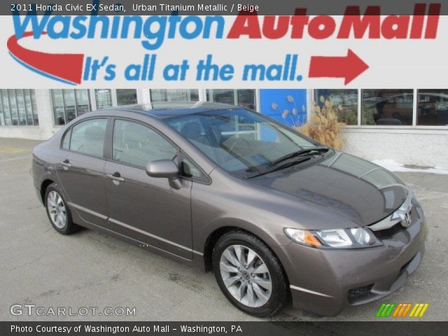 2011 Honda Civic EX Sedan in Urban Titanium Metallic