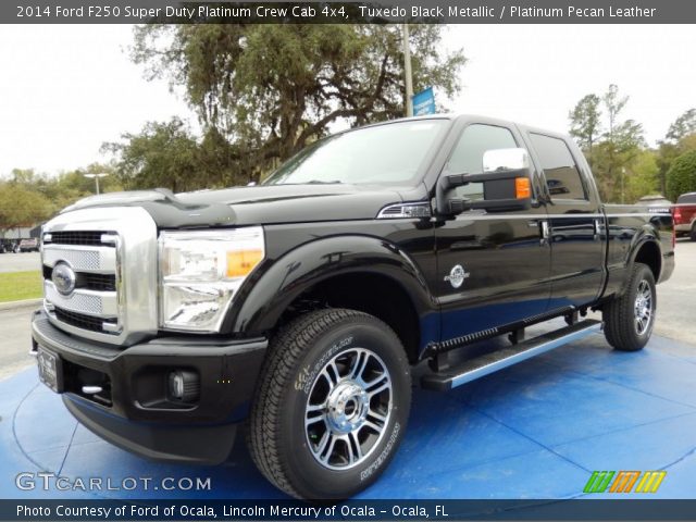 2014 Ford F250 Super Duty Platinum Crew Cab 4x4 in Tuxedo Black Metallic