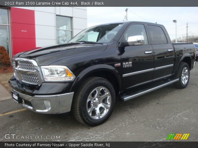 2013 Ram 1500 Laramie Crew Cab 4x4 in Black