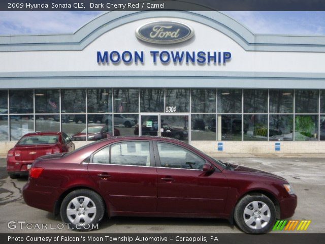 2009 Hyundai Sonata GLS in Dark Cherry Red