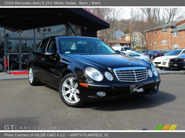 2009 Mercedes-Benz E 350 4Matic Sedan in Black