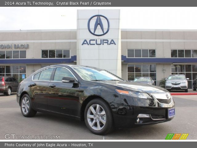 2014 Acura TL Technology in Crystal Black Pearl