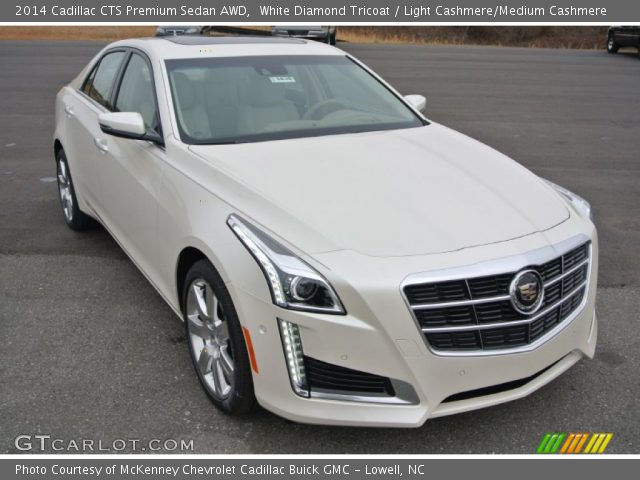 2014 Cadillac CTS Premium Sedan AWD in White Diamond Tricoat