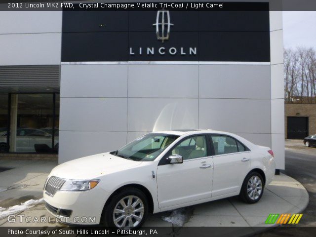 2012 Lincoln MKZ FWD in Crystal Champagne Metallic Tri-Coat