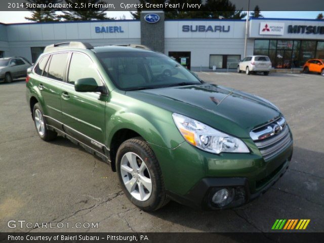 2014 Subaru Outback 2.5i Premium in Cypress Green Pearl