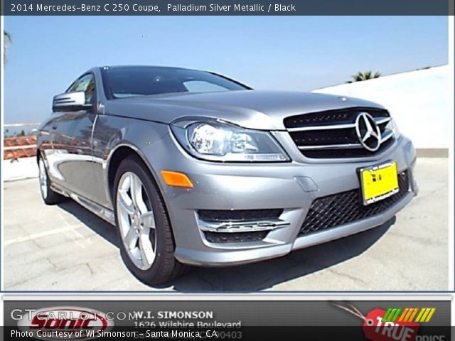 2014 Mercedes-Benz C 250 Coupe in Palladium Silver Metallic