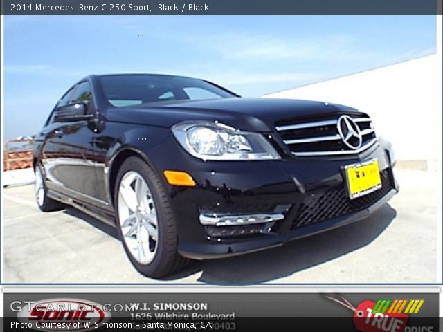 2014 Mercedes-Benz C 250 Sport in Black