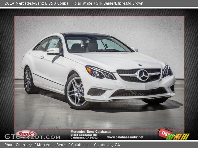 2014 Mercedes-Benz E 350 Coupe in Polar White