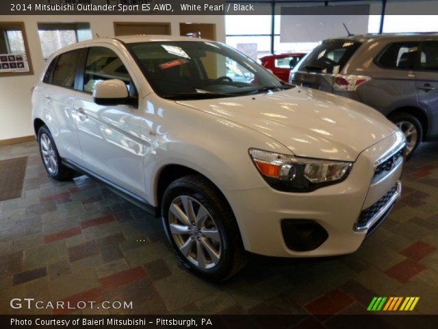 2014 Mitsubishi Outlander Sport ES AWD in White Pearl