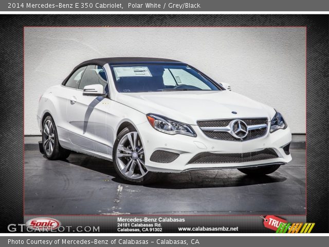 2014 Mercedes-Benz E 350 Cabriolet in Polar White