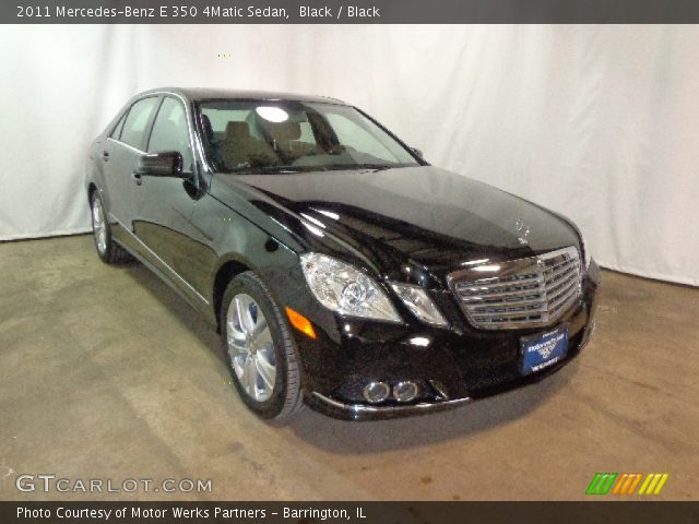 2011 Mercedes-Benz E 350 4Matic Sedan in Black
