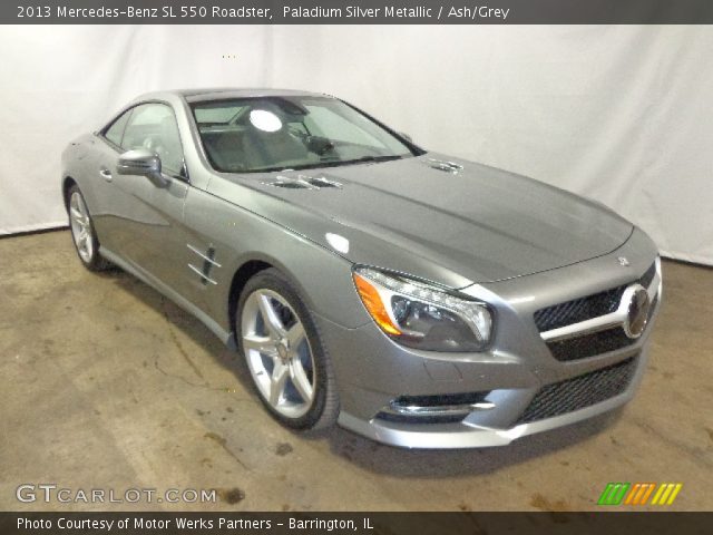 2013 Mercedes-Benz SL 550 Roadster in Paladium Silver Metallic