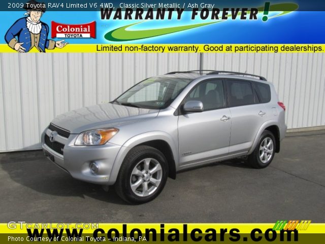 2009 Toyota RAV4 Limited V6 4WD in Classic Silver Metallic