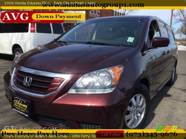 2009 Honda Odyssey EX-L in Dark Cherry Pearl