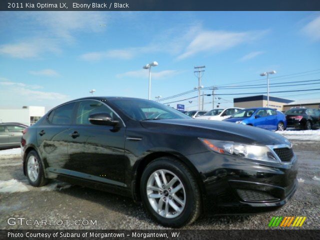 2011 Kia Optima LX in Ebony Black