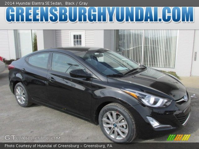 2014 Hyundai Elantra SE Sedan in Black