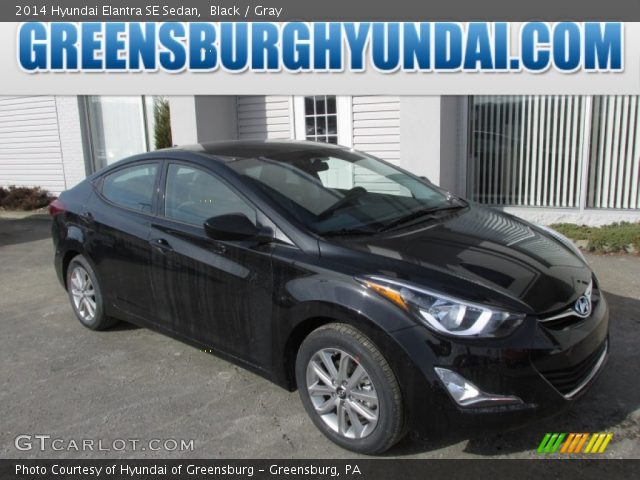 2014 Hyundai Elantra SE Sedan in Black