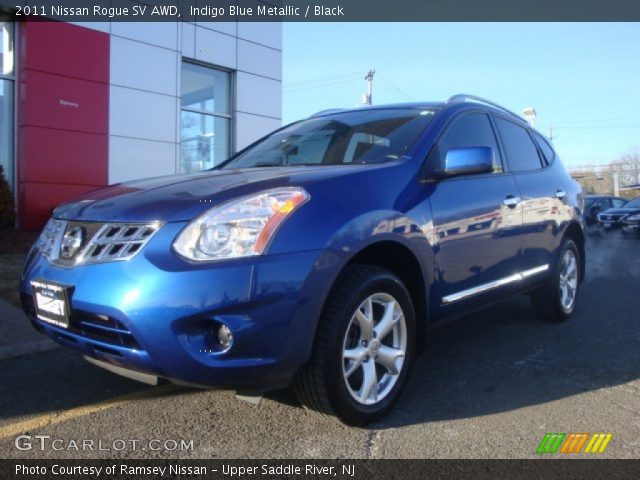 2011 Nissan Rogue SV AWD in Indigo Blue Metallic