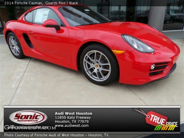 2014 Porsche Cayman  in Guards Red