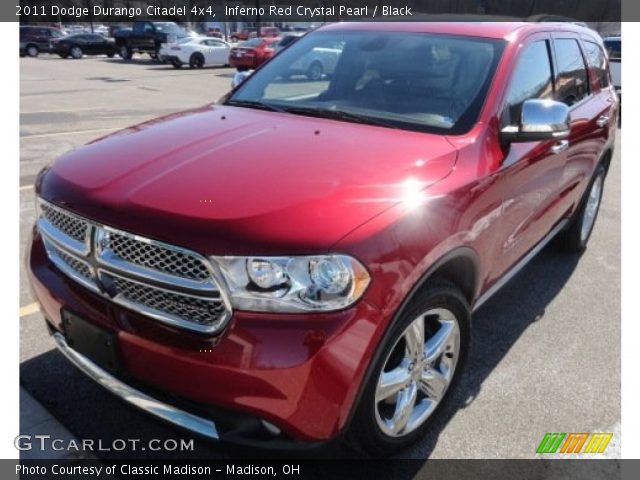 2011 Dodge Durango Citadel 4x4 in Inferno Red Crystal Pearl