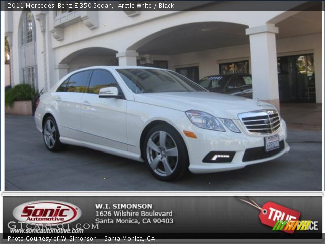 2011 Mercedes-Benz E 350 Sedan in Arctic White