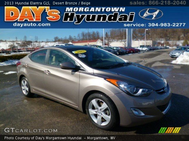 2013 Hyundai Elantra GLS in Desert Bronze