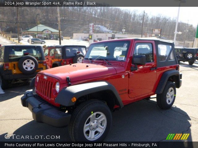 2014 Jeep Wrangler Sport 4x4 in Flame Red