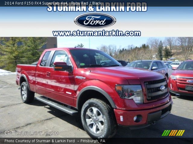 2014 Ford F150 FX4 SuperCab 4x4 in Ruby Red