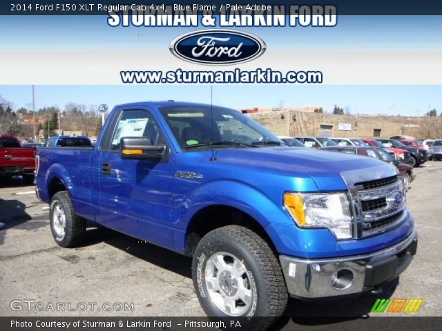 2014 Ford F150 XLT Regular Cab 4x4 in Blue Flame