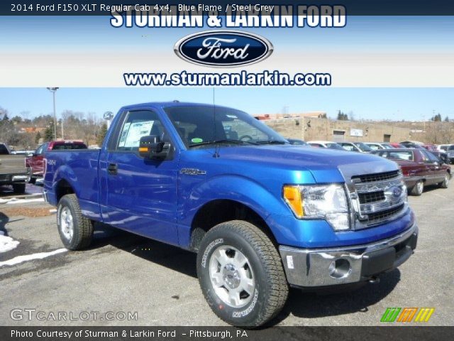 2014 Ford F150 XLT Regular Cab 4x4 in Blue Flame