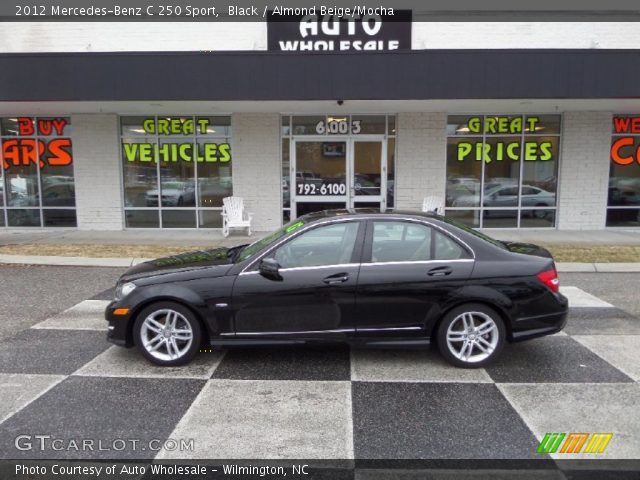 2012 Mercedes-Benz C 250 Sport in Black