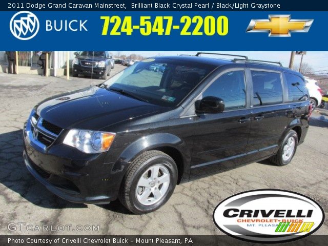 2011 Dodge Grand Caravan Mainstreet in Brilliant Black Crystal Pearl