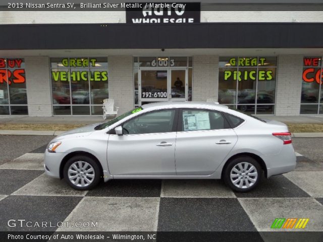 2013 Nissan Sentra SV in Brilliant Silver Metallic