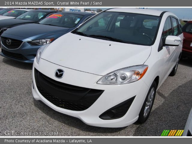 2014 Mazda MAZDA5 Sport in Crystal White Pearl