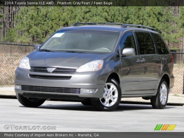 2004 Toyota Sienna XLE AWD in Phantom Gray Pearl