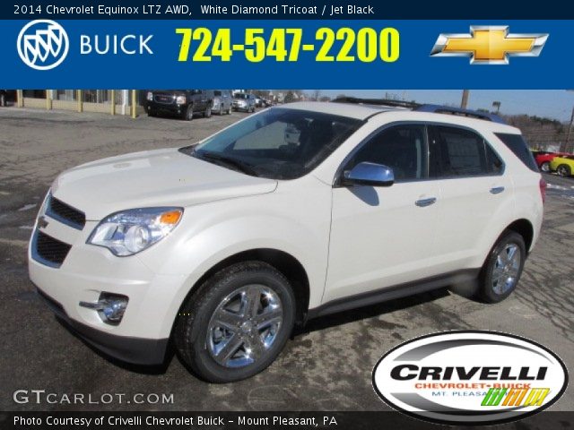 2014 Chevrolet Equinox LTZ AWD in White Diamond Tricoat