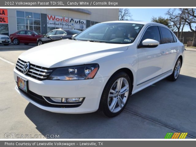 2012 Volkswagen Passat TDI SEL in Candy White