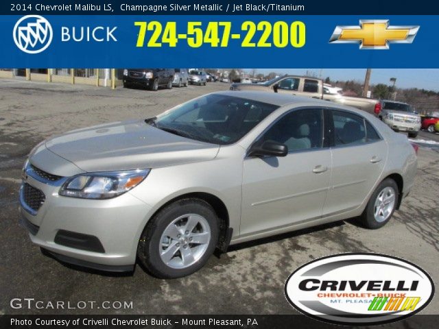 2014 Chevrolet Malibu LS in Champagne Silver Metallic