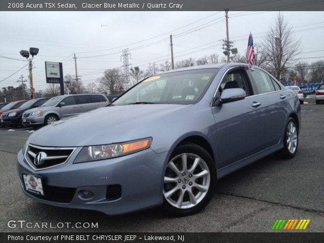 2008 Acura TSX Sedan in Glacier Blue Metallic