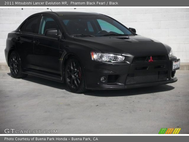 2011 Mitsubishi Lancer Evolution MR in Phantom Black Pearl