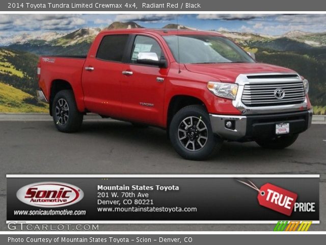 2014 Toyota Tundra Limited Crewmax 4x4 in Radiant Red