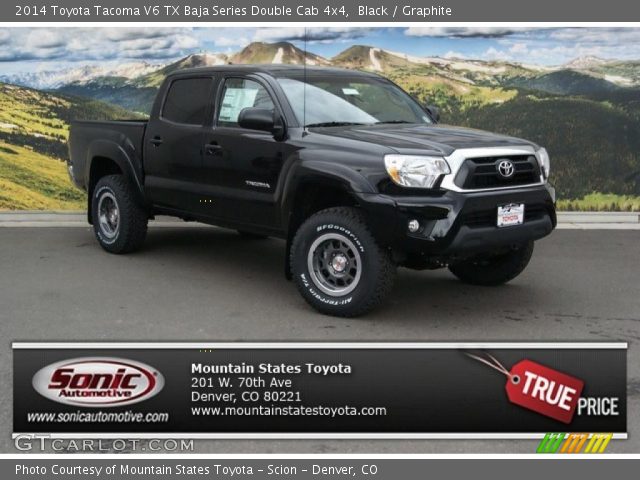 2014 Toyota Tacoma V6 TX Baja Series Double Cab 4x4 in Black