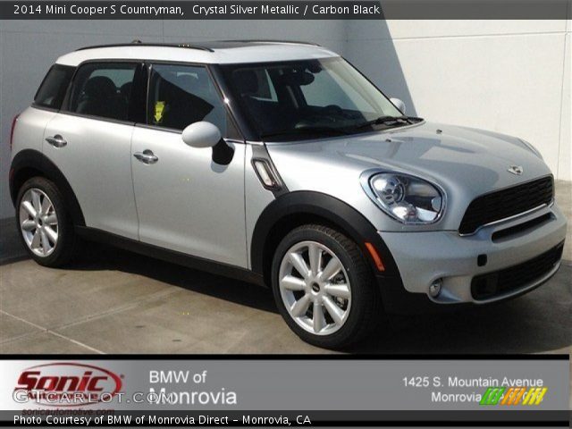 2014 Mini Cooper S Countryman in Crystal Silver Metallic