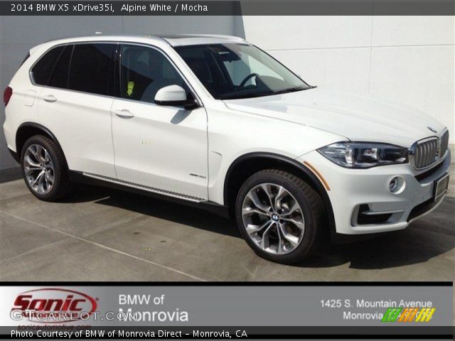 2014 BMW X5 xDrive35i in Alpine White