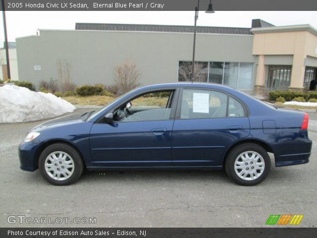 2005 Honda Civic LX Sedan in Eternal Blue Pearl