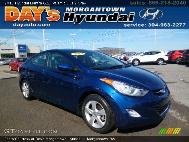 2013 Hyundai Elantra GLS in Atlantic Blue