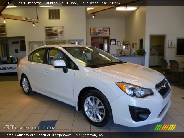 2014 Subaru Impreza 2.0i Premium 4 Door in Satin White Pearl