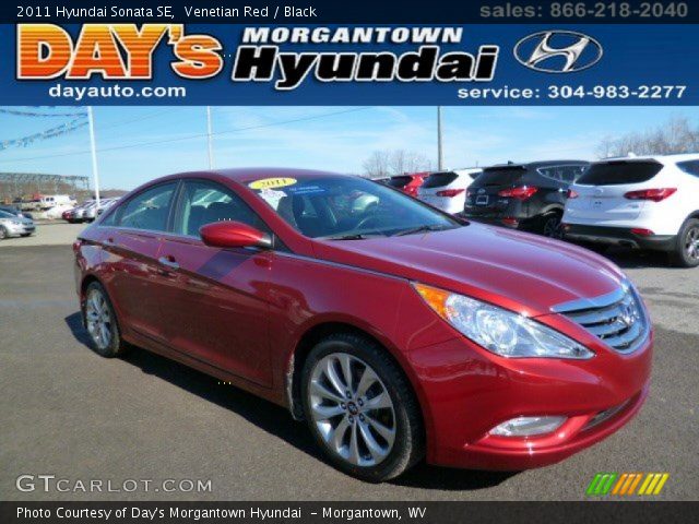 2011 Hyundai Sonata SE in Venetian Red